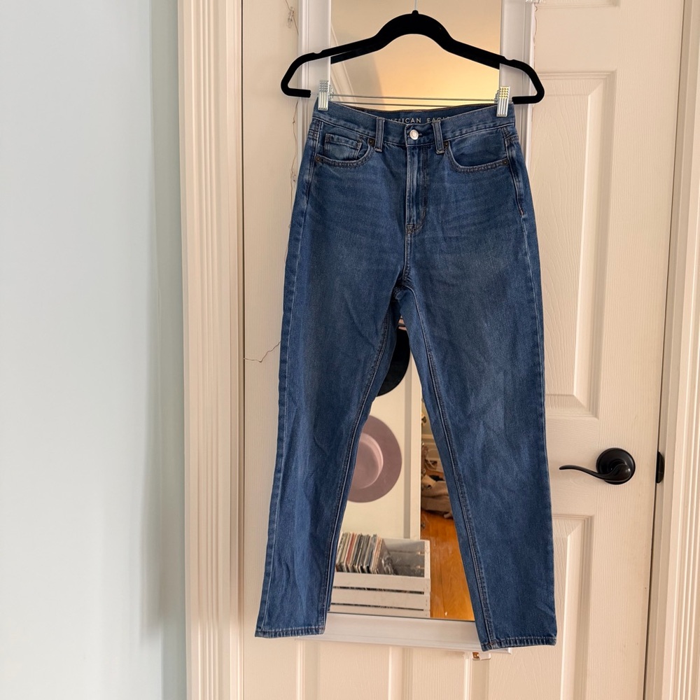 American Eagle Outfitters Women's Blue Mom Jeans